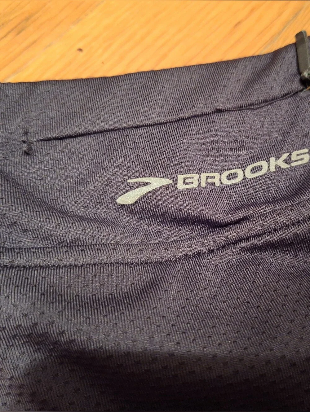 Brooks Mini Skort Running Sporty Black & Gray READ AD For details